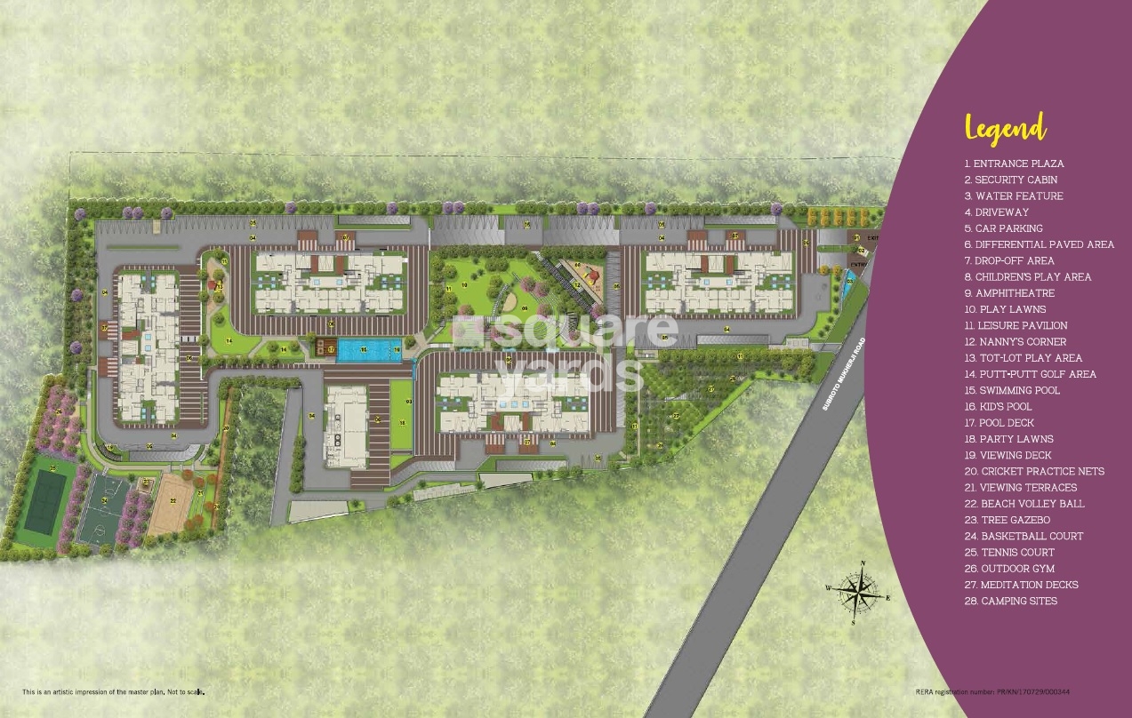 Vaishnavi Gardenia Master Plan Image