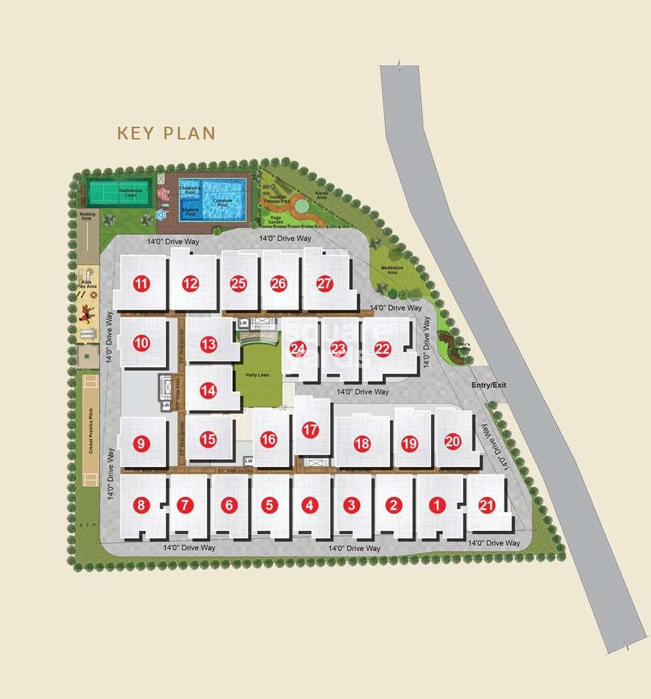 Vaishno Excellency Master Plan Image