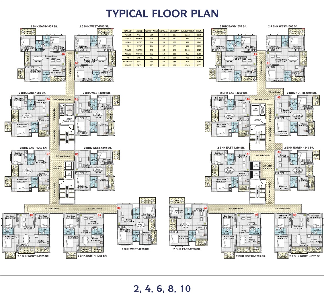 Vaishno Spark Floor Plans