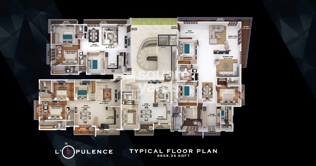 Vaishnodevi L Opulence Floor Plans