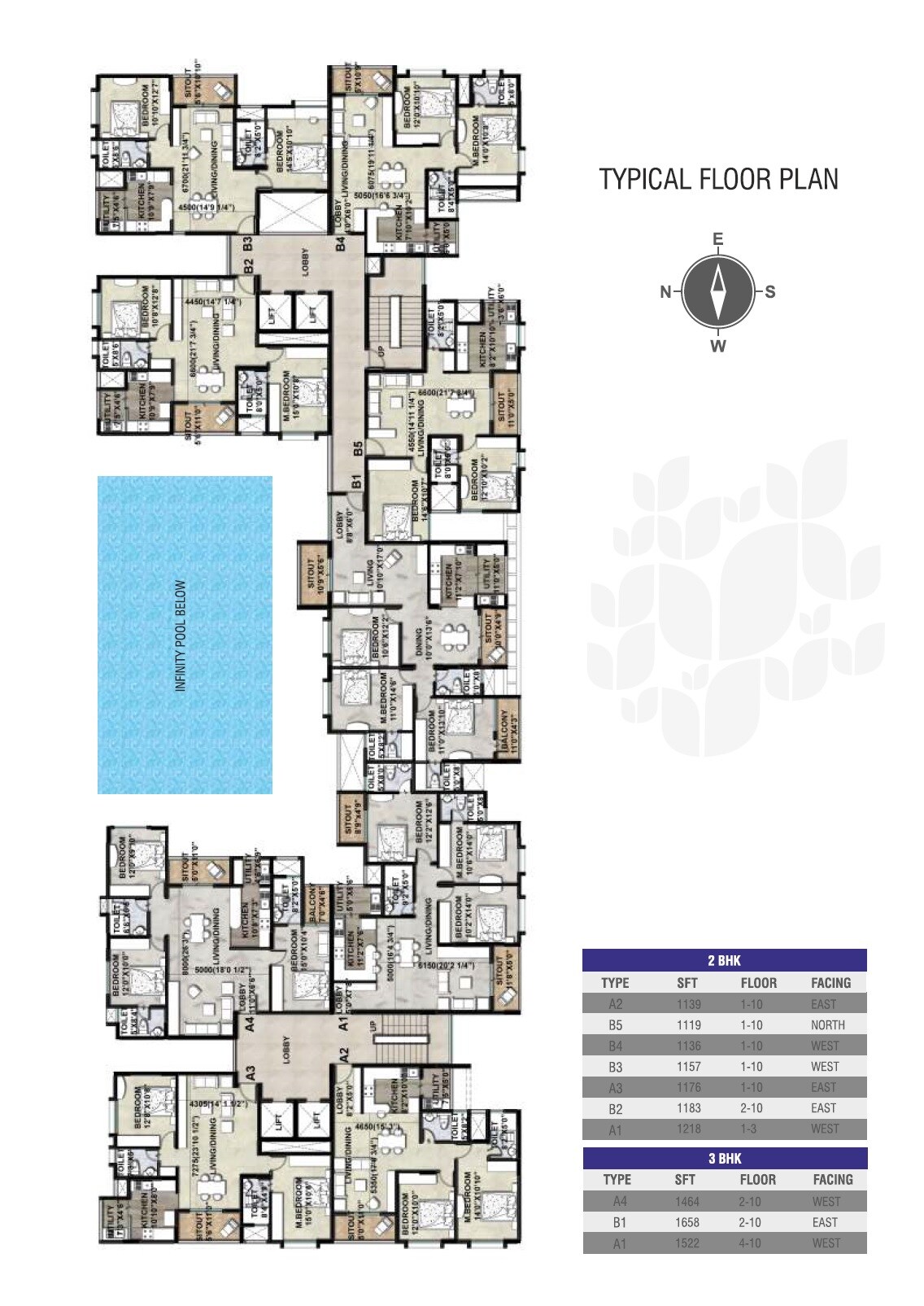 Vajram Elina Floor Plans