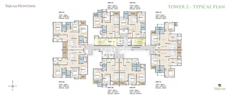 Vajram Newtown Floor Plans 2