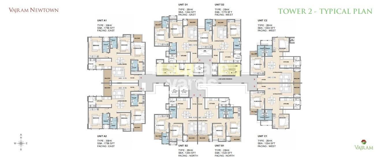 Vajram Newtown Floor Plans 2