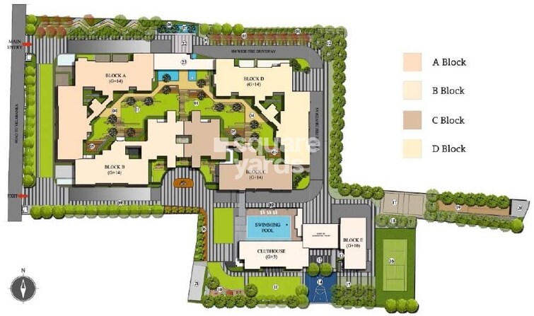 Vajram Tiara Master Plan Image