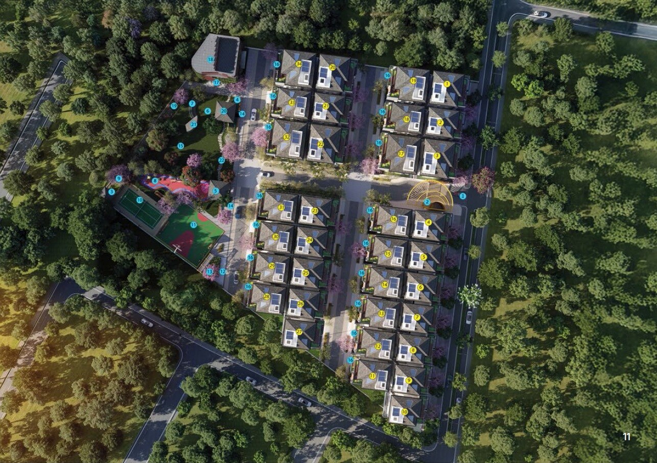 Valby-Ira_an aerial view of a city filled with lots of green grass