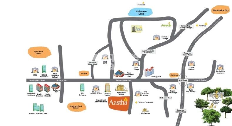 Valmark Aastha Location Image