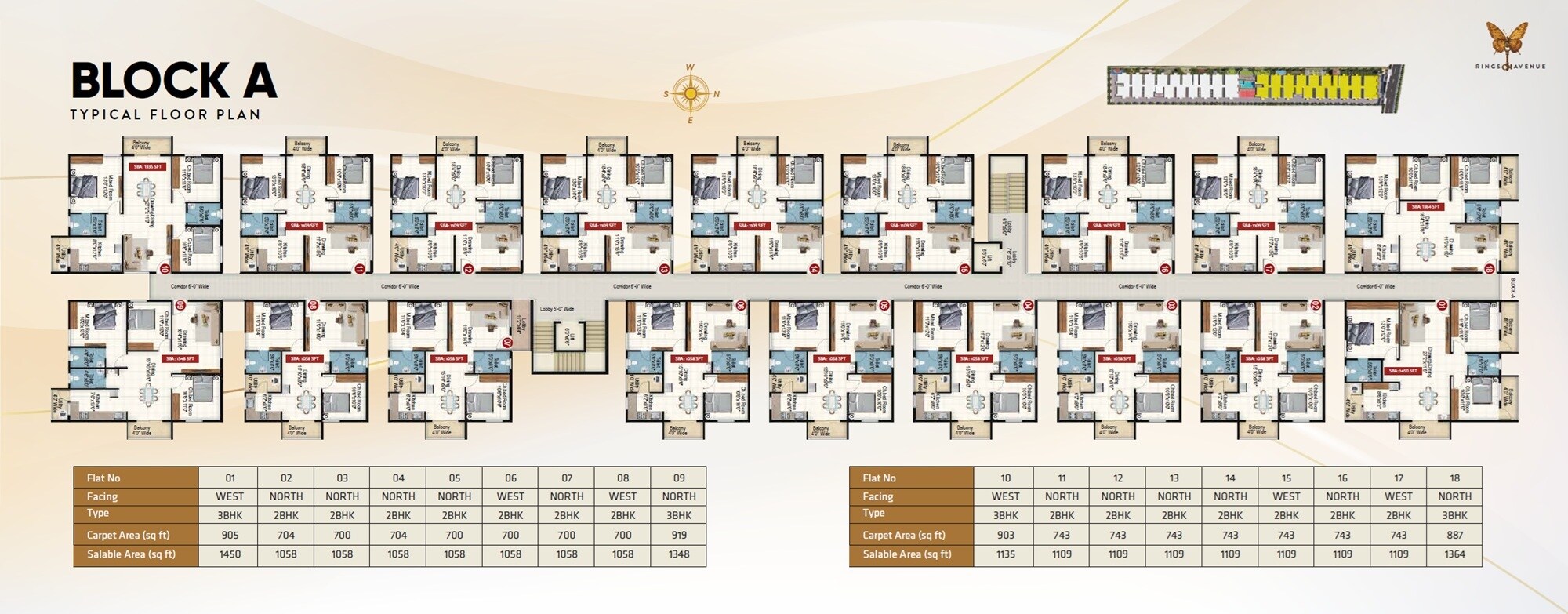 Varasinduri Rings Avenue Floor Plans