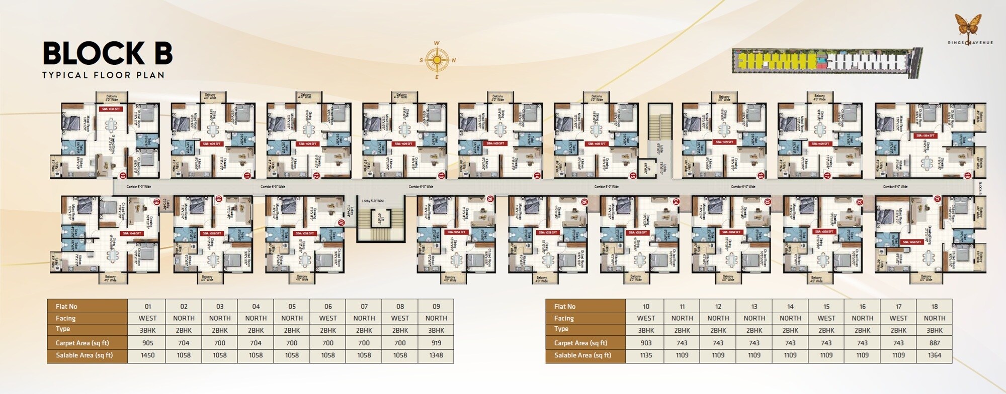 Varasinduri Rings Avenue Floor Plans