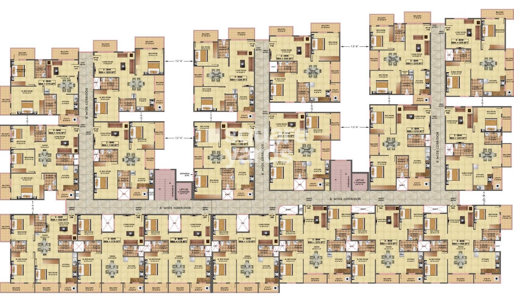 Vasudha Springs Floor Plans