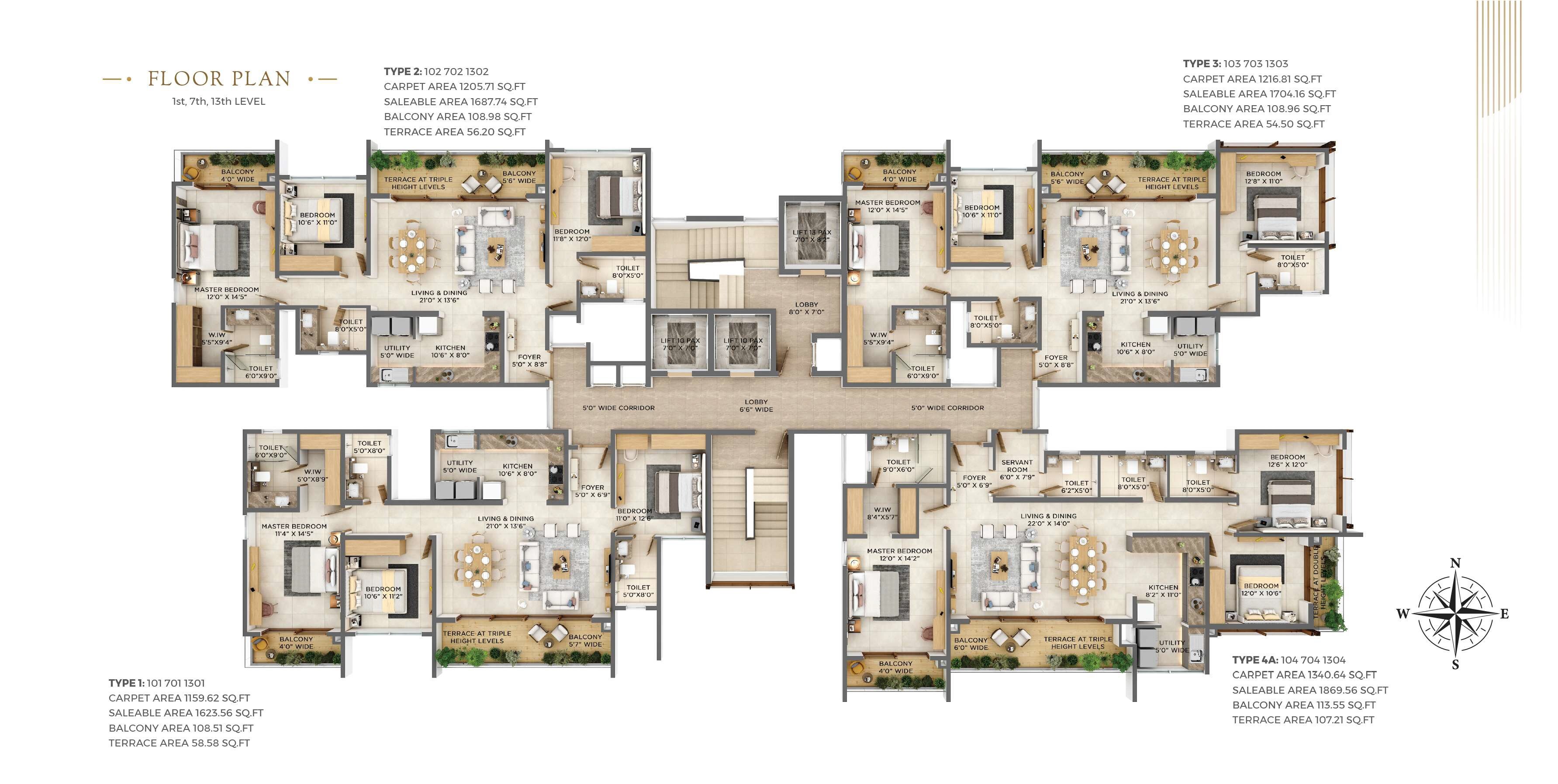 VBHC Aurora Floor Plans