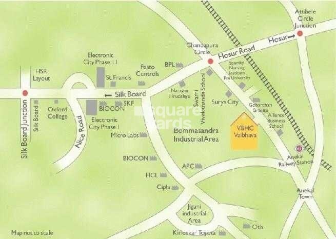 VBHC Vaibhav Anekal Location Image