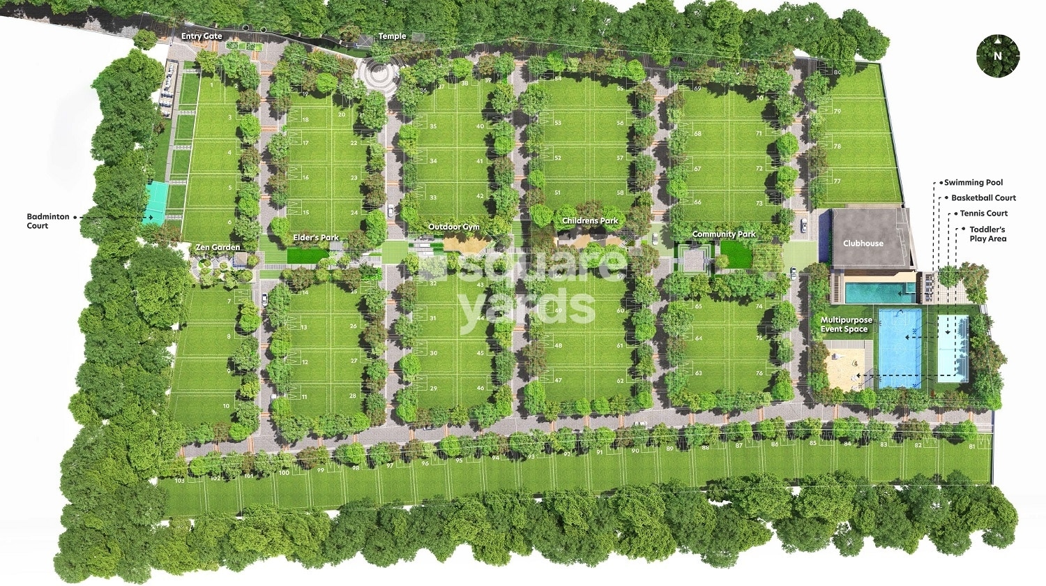 VDB-Hush-Fields_an aerial view of a green field of flowers