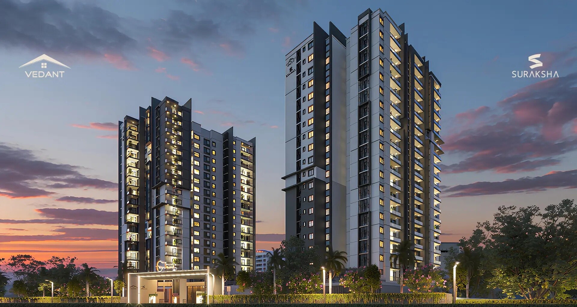 Vedant Suraksha Courtyard