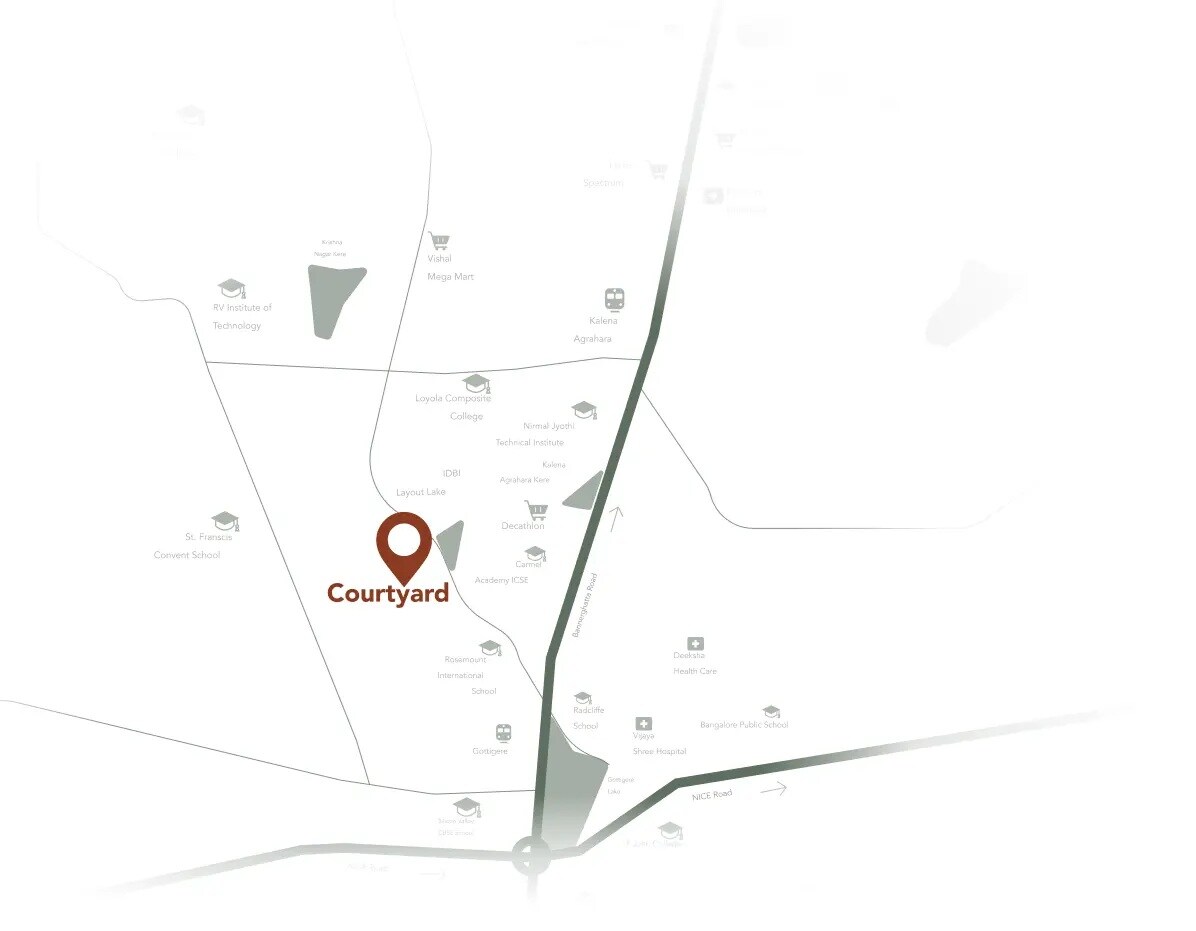 Vedant Suraksha Courtyard Location Image