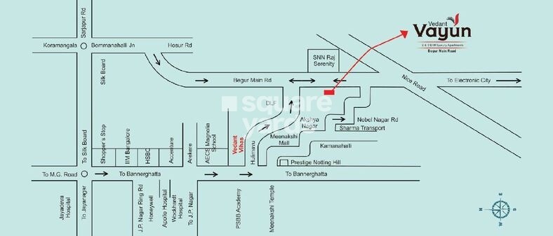 Vedant Vayun Location Image