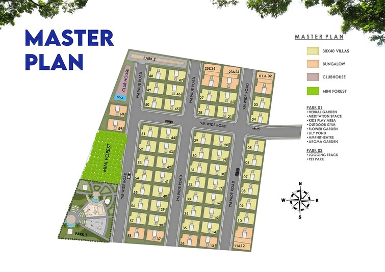Velociti Bellevue Nest Master Plan Image