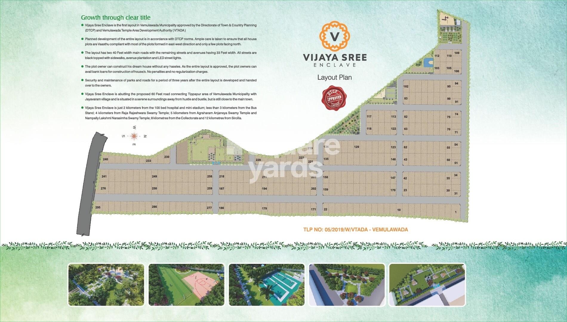 Vijayashree-Enclave_a collage of photos showing different types of plants