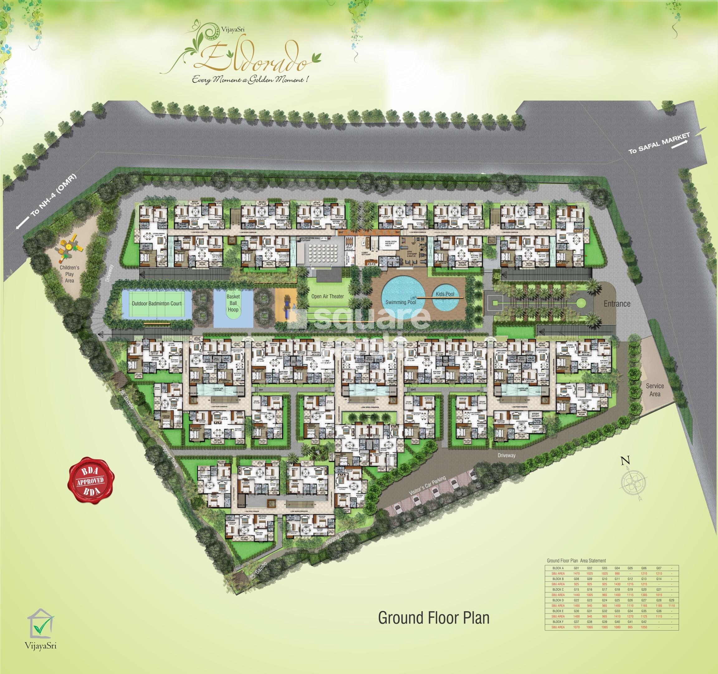 Vijayasri Eldorado Floor Plans