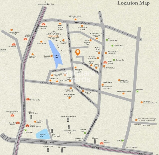 Virtue Sree Urban Pinnacle Location Image