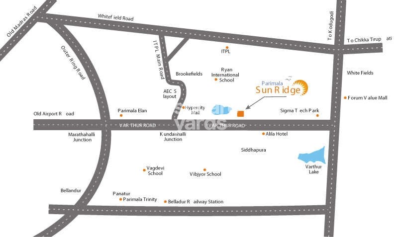 Vishnu Parimala SunRidge Location Image