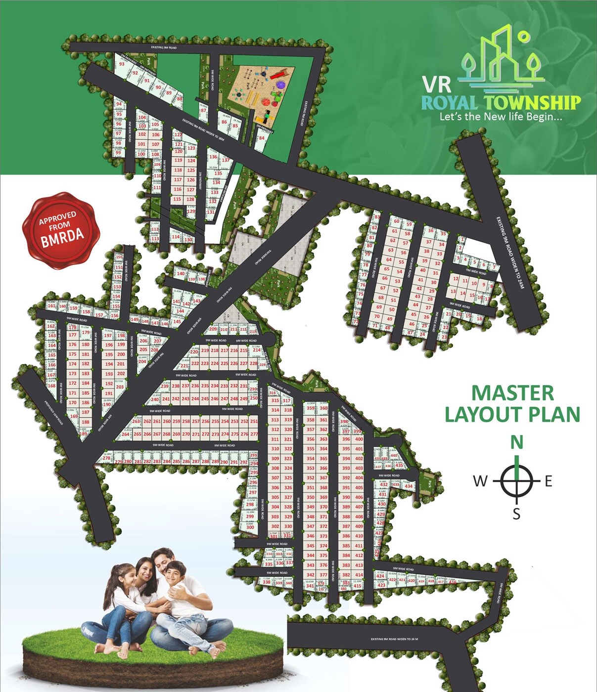 VR Royal Township Master Plan Image