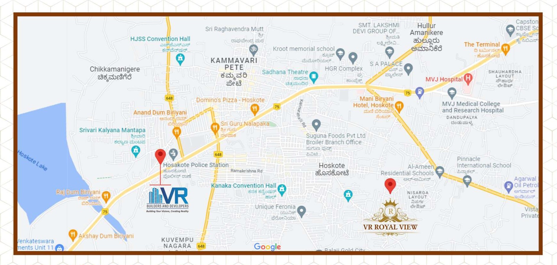 VR Royal View Location Image