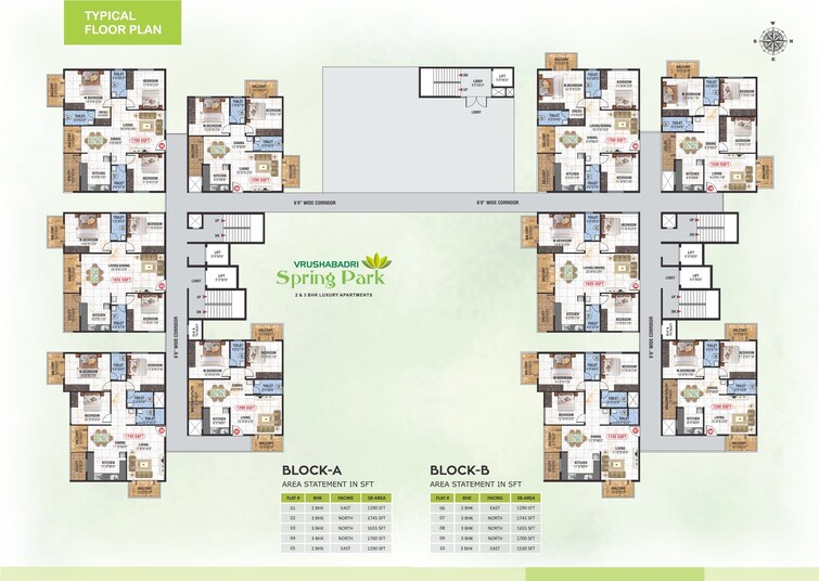 Vrushabadri Spring Park Floor Plans