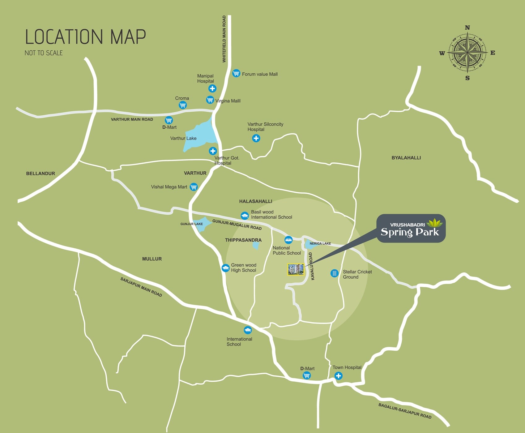 Vrushabadri Spring Park Location Image