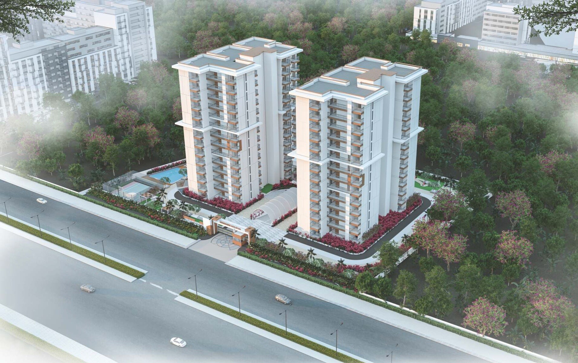 Vrushabadri Spring Park Tower View