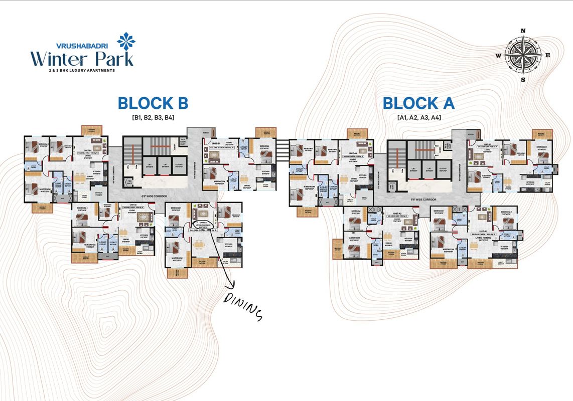 Vrushabadri Winter Park Floor Plans