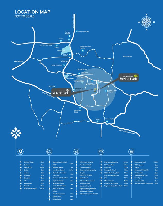 Vrushabadri Winter Park Location Image