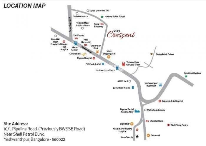 VSPL Crescent Location Image