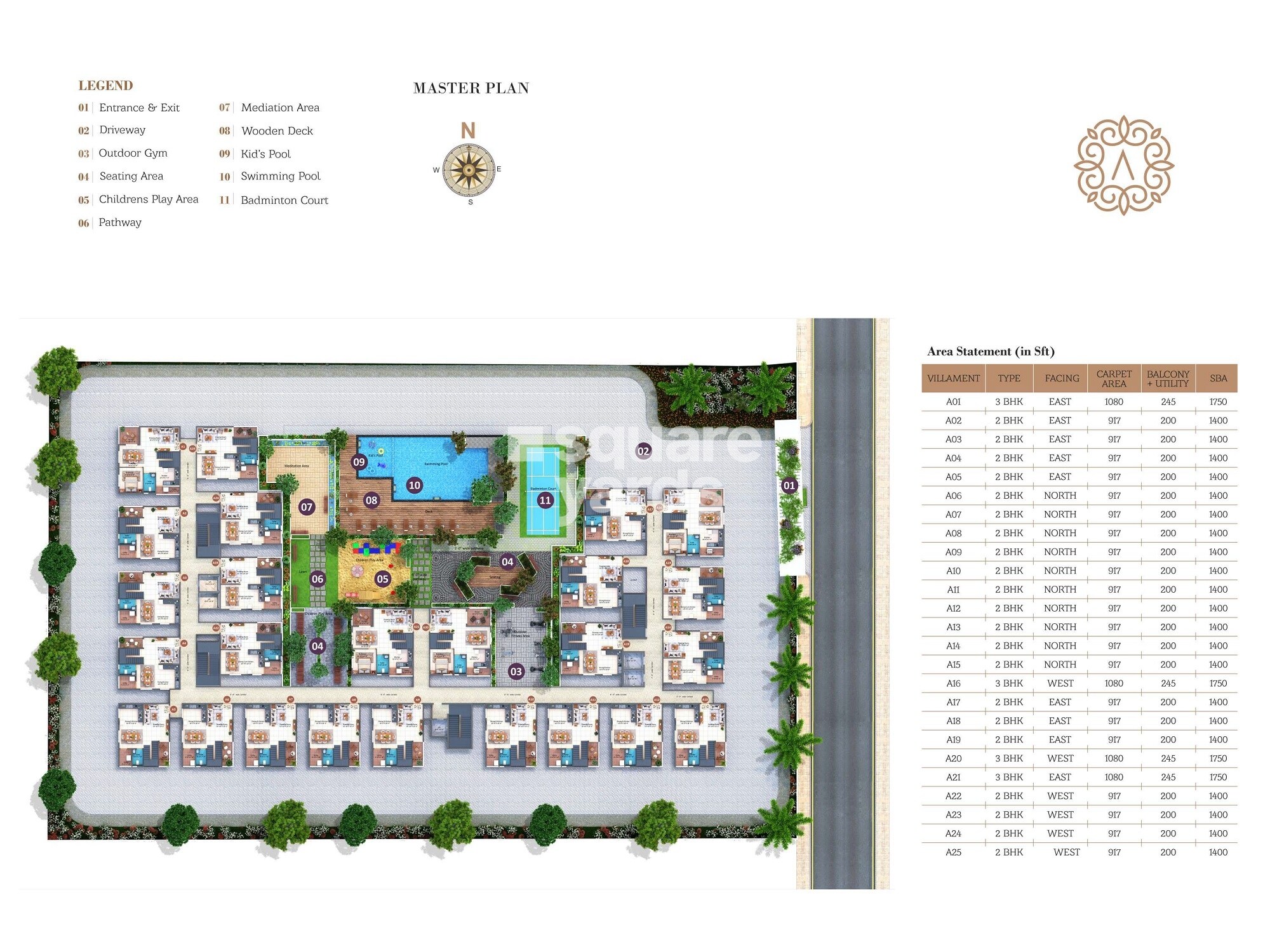 Whitewinds-Aadya-Heights_a collage of photos of a building