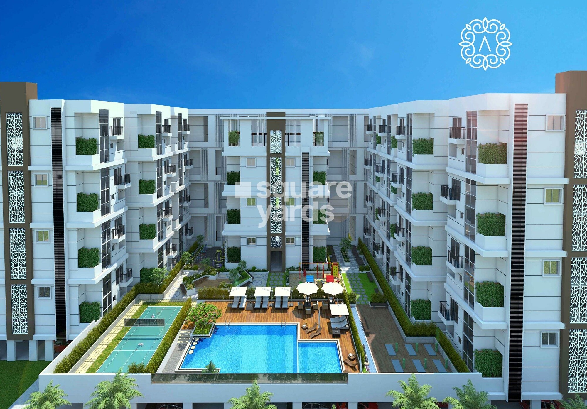 Whitewinds Aadya Heights Tower View 1