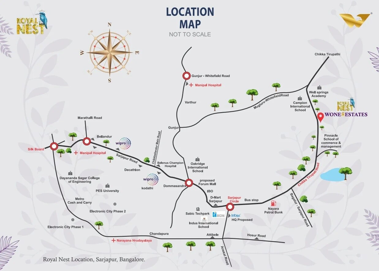 Wone8 Royal Nest Location Image