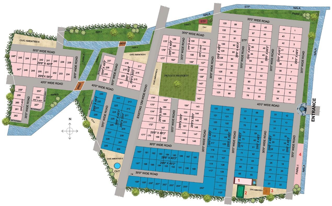 Yashasvi Green Avenues Master Plan 1