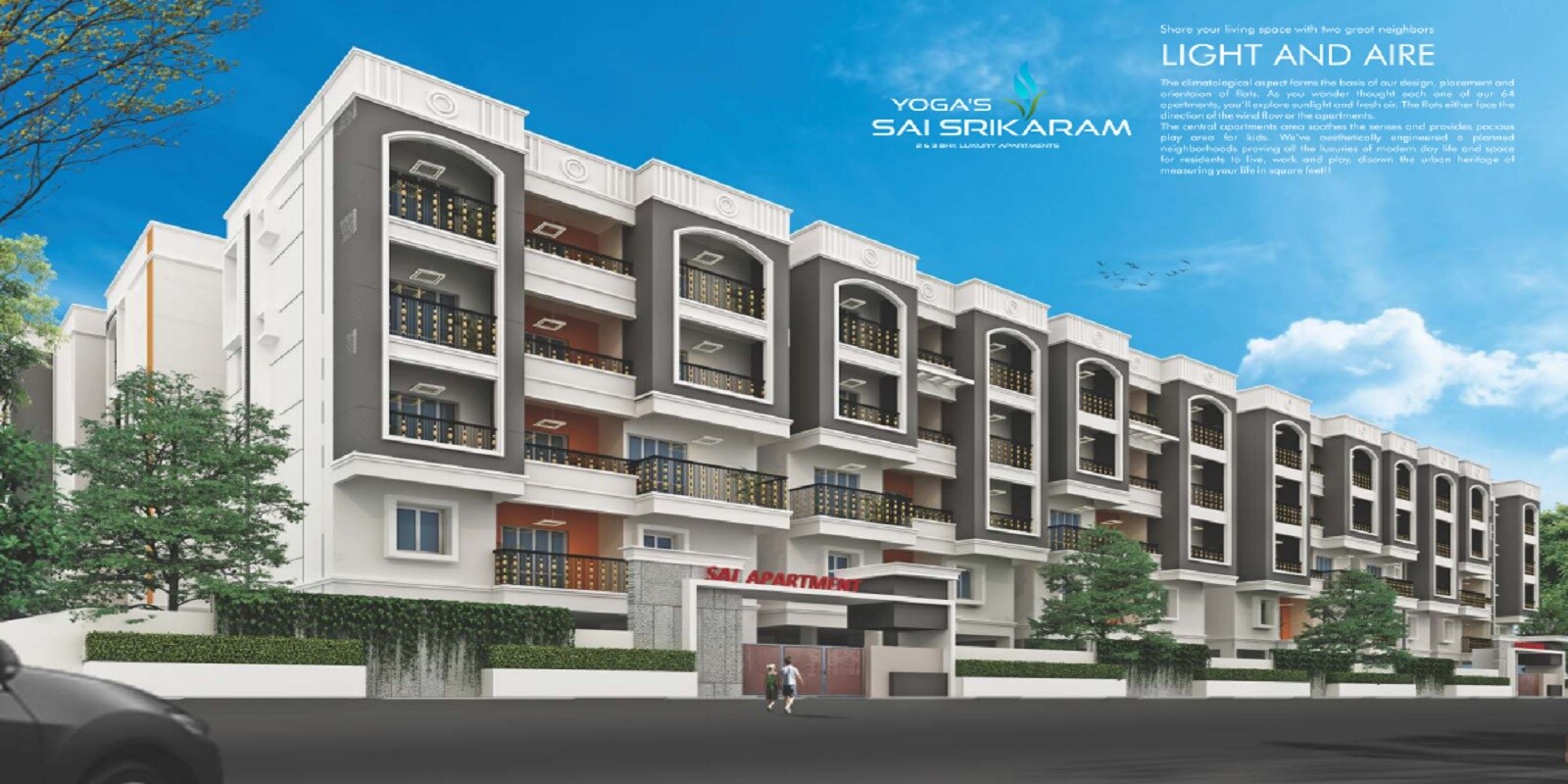Yoga Sai Srikaram residential project in Kaggadasapura