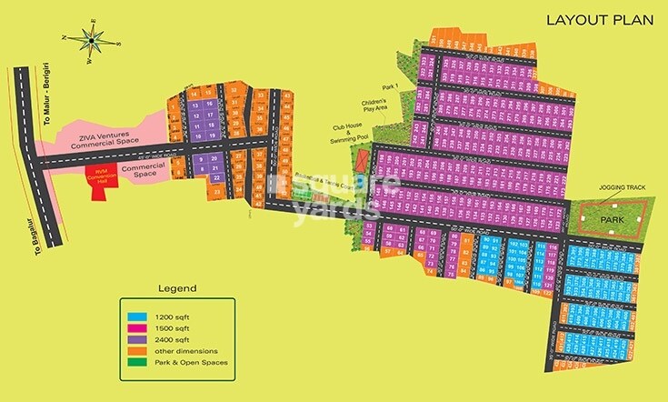 Ziva Platinum Green Plot Master Plan 1