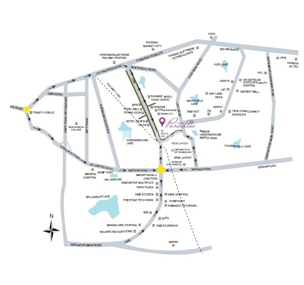 Zonasha Paradiso Location Image