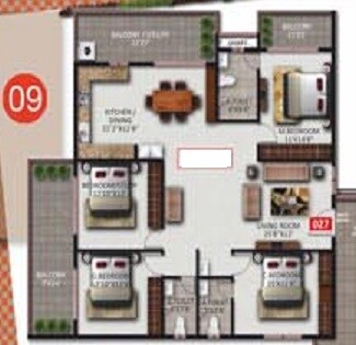 Other, abhigna-misty-woods 4 Bedroom 2712 Sq.Ft. Apartment In Jp Nagar Bangalore 8857234