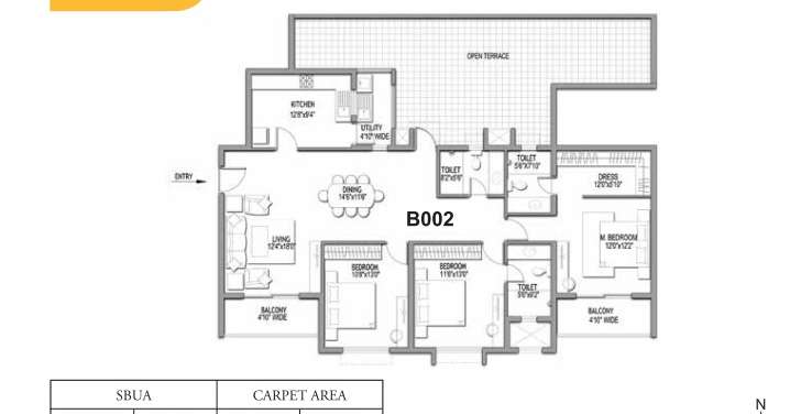 adarsh citrine apartment 3 bhk 2050sqft 20224413164417
