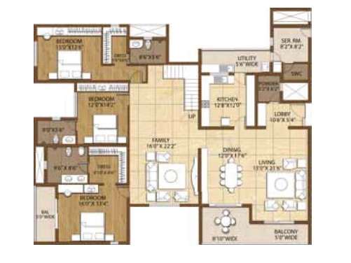 adarsh palm retreat apartment 3 bhk 2415sqft 20222705142715