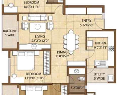 adarsh palm retreat apartment 3 bhk 2590sqft 20222705142738
