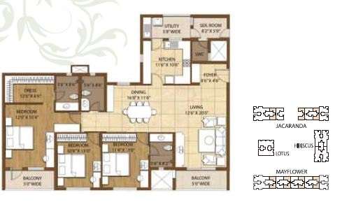 adarsh palm retreat apartment 3bhk 2145sqft251