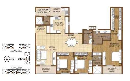 adarsh palm retreat apartment 3bhk 2275sqft261