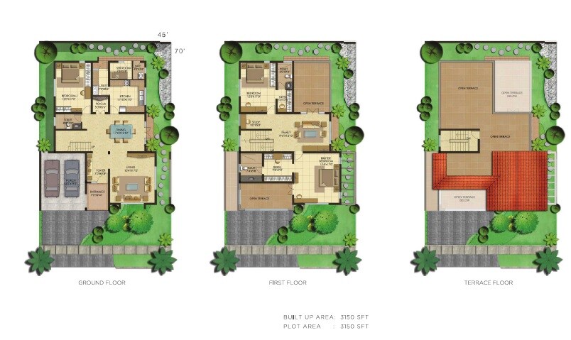 3 BHK 3150 Sq. Ft. Villa