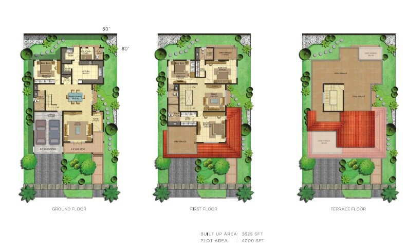 4 BHK 3625 Sq. Ft. Villa