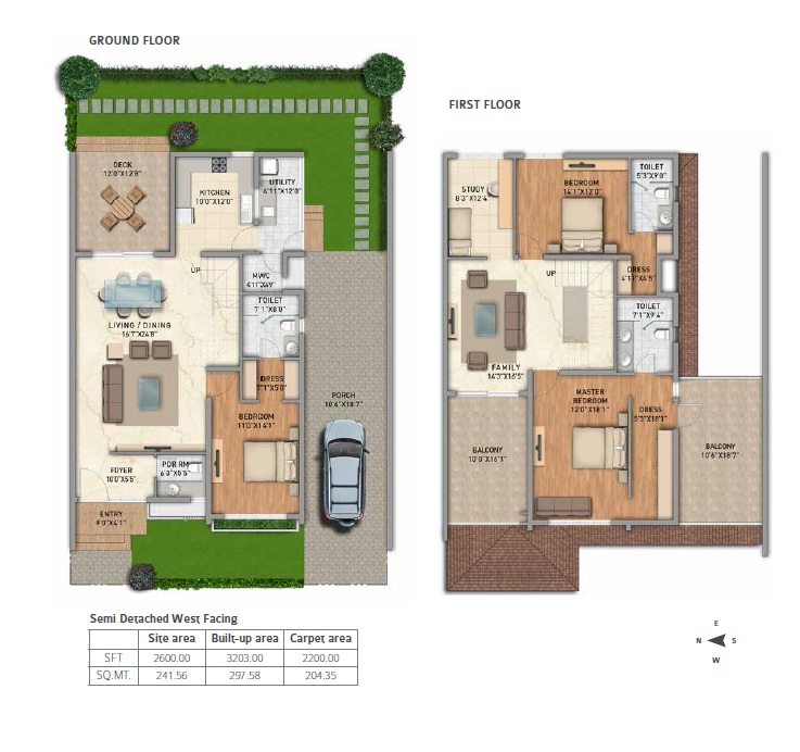 Adarsh Tranqville Floor Plans - Chikkagubbi Village, Bangalore