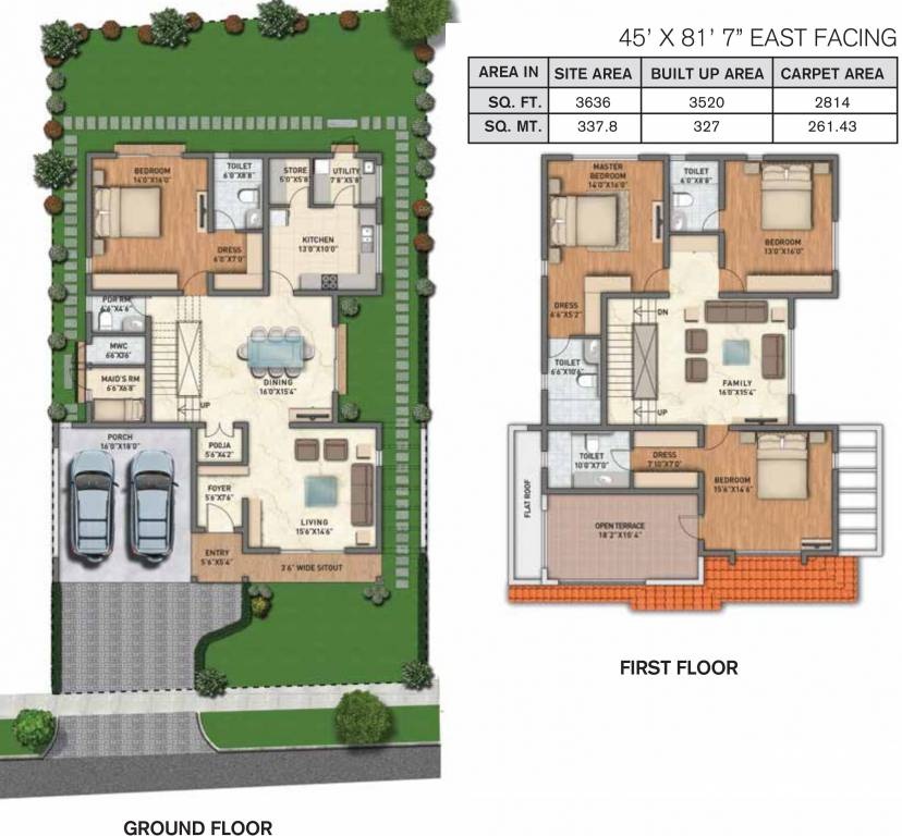 adarsh wisteria phase 1 villa 4bhk 3520sqft21