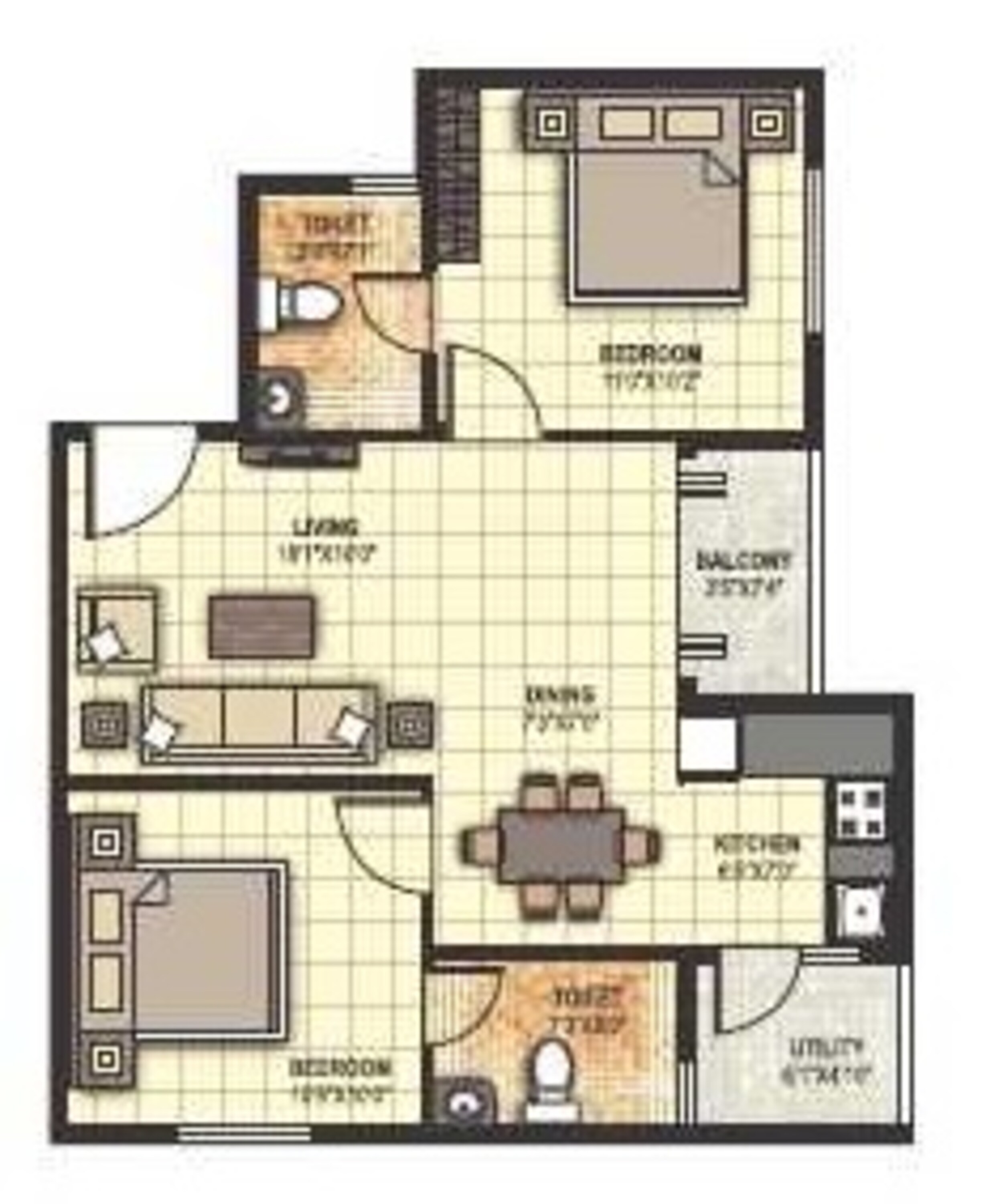 adiga 100 trees apartment 2 bhk 797sqft 20212415112442